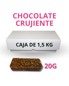 CAJA DE CHOCOLATE CRUJIENTE 20G