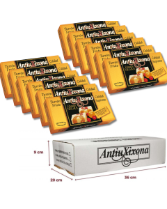 Caja de 12 unidades de Turrón de Fruta Antiu Xixona Etiqueta Negra 200g