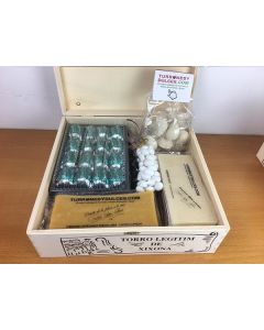 Caja de Madera Grande para Lote de Turrones