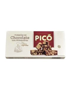 Turrón de Chocolate Con Almendras Picó Calidad Suprema 200g