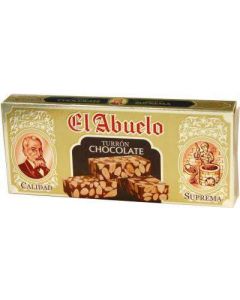 Caja de 24 unidades de Turrón de Chocolate con Almendras El Abuelo