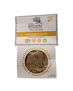 Pan Ácimo de Avena Estilo Provenzal Eco Orgánico 