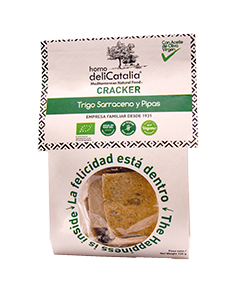 Cracker de Trigo Sarraceno y Pipas Eco Orgánico 