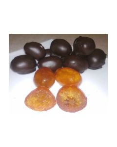 Kumquats con chocolate negro a granel en formato de 1kg o 5kg.