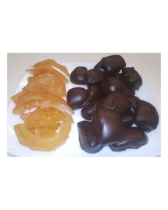Piel de Limón con Chocolate Negro a granel en formato de 1kg o 5kg.