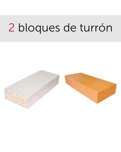Pack de bloques de turrón Jijona y Alicante
