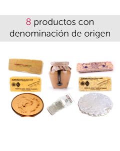 Pack de turrón con denominación de origen