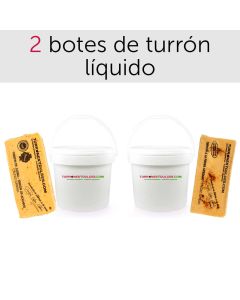 Pack 2 botes de turrón 5kg Jijona a la piedra