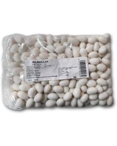 Peladillas blancas baratas a granel, con almendra
