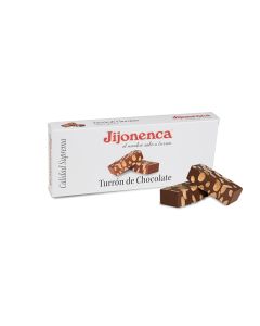 Turrón Chocolate Negro con Almendras 300g - Estuche Jijonenca