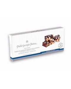 Turrón de Chocolate Fondant con Almendras Sin Azúcares añadidos Delicatessen 200g