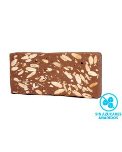 Turrón Chocolate c/almendra. SIN AZÚCARES añadidos 300gr
