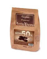 Gotas o pepitas de Chocolate Negro 47,5% cacao en bolsa de 1 KG. Cobertura para fundir - Antiu Xixona