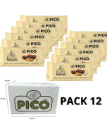 CAJA DE 12 UNIDADES DE TURRON DE CHOCOLATE CRUJIENTE PICO GALL MARIA 200 GRS