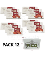 CAJA DE 12 UNIDADES DE TURRON GUIRLACHE PICO 200 GRS 