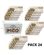 CAJA DE 24 UNID DE TURRON DE CHOCOLATE Y AVELLANAS PICO 