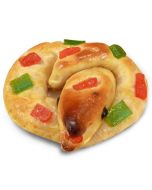 Anguila de Mazapan rellena de Yema