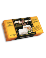 Turrón de Alicante (duro) Antiu Xixona Etiqueta Negra 250g