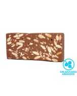 Turrón Chocolate c/almendra. SIN AZÚCARES añadidos 300gr